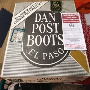 Dan post exotic multi color snakeskin boots